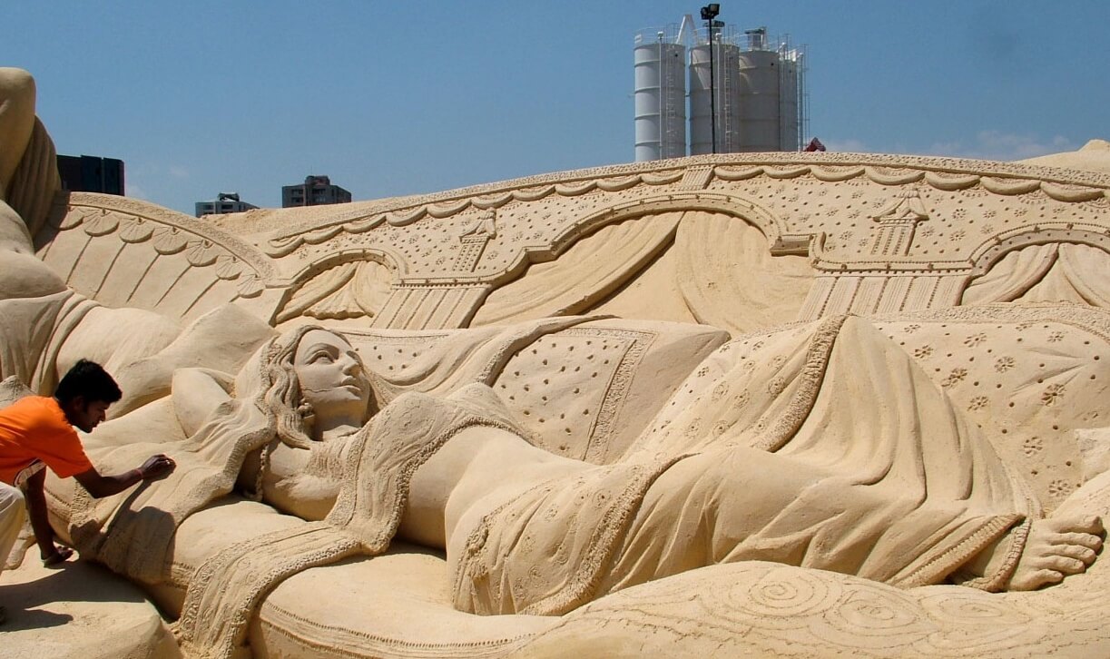 International sand art festival Konark