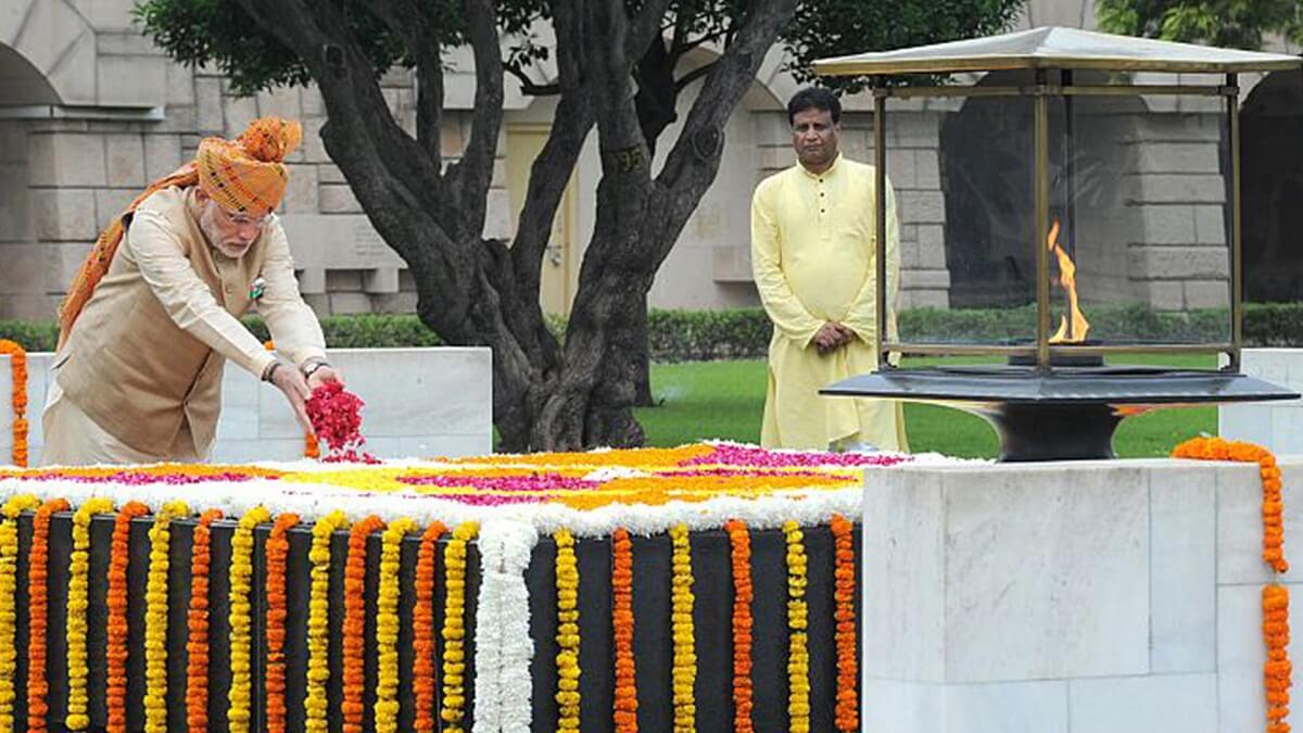 Gandhi Jayanti Celebration at Rajghat, Delhi