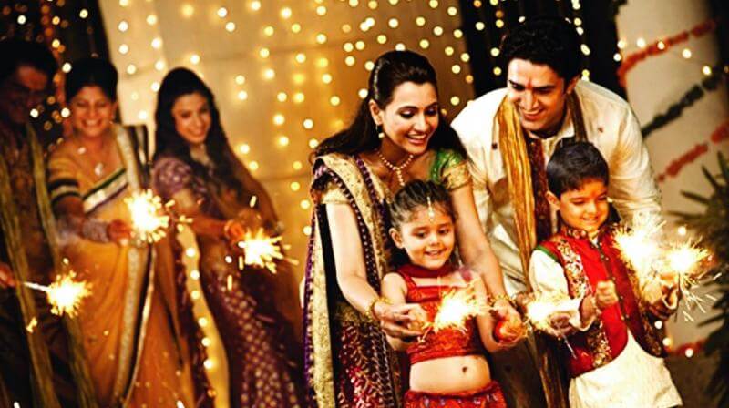 Diwali Fireworks with Family