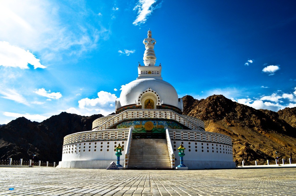 Shanti stupa leh ladakh