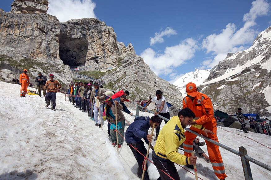 Amarnath Yatra in Monsoon and Winter