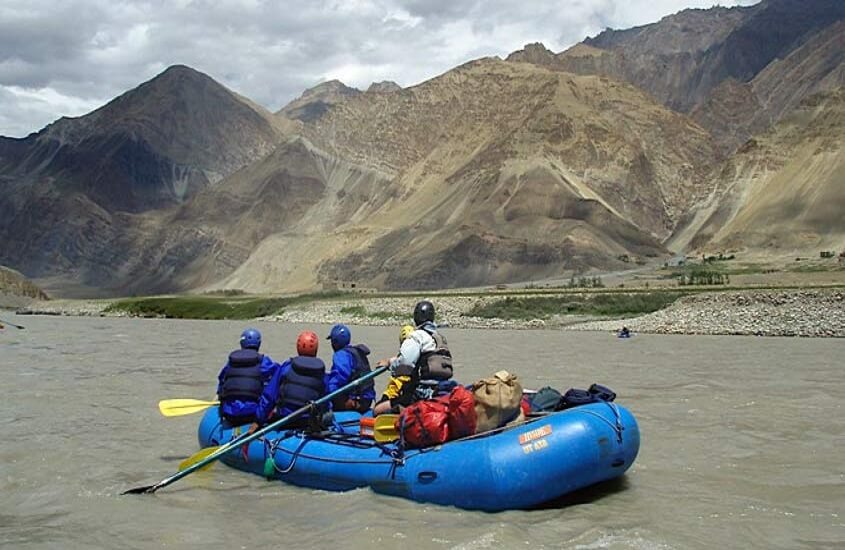 River Rafting in Ladakh Monsoon