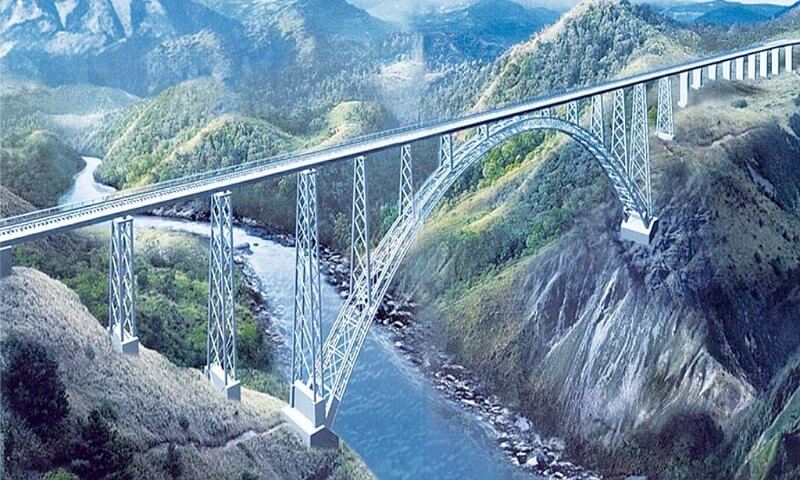 The Tallest Rail Bridge of India, Jammu & Kashmir