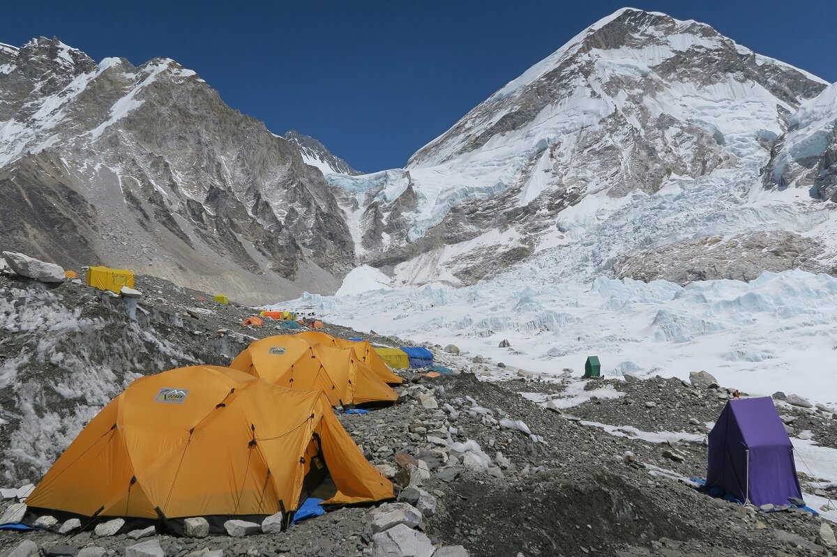 Camping at Everest Base Camp Trek