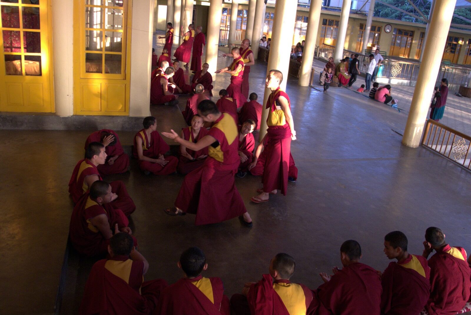 Monks Debating in Dharamshala