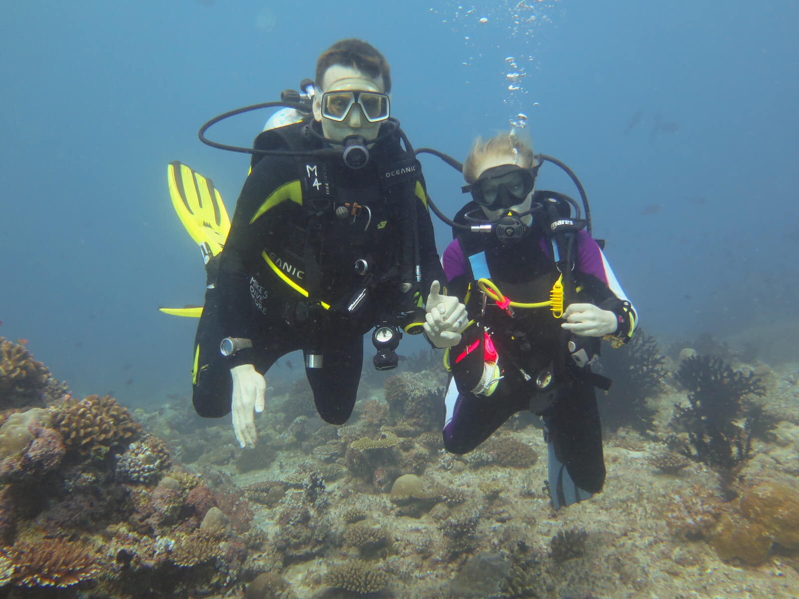 Scuba Diving at Maldives Honeymoon