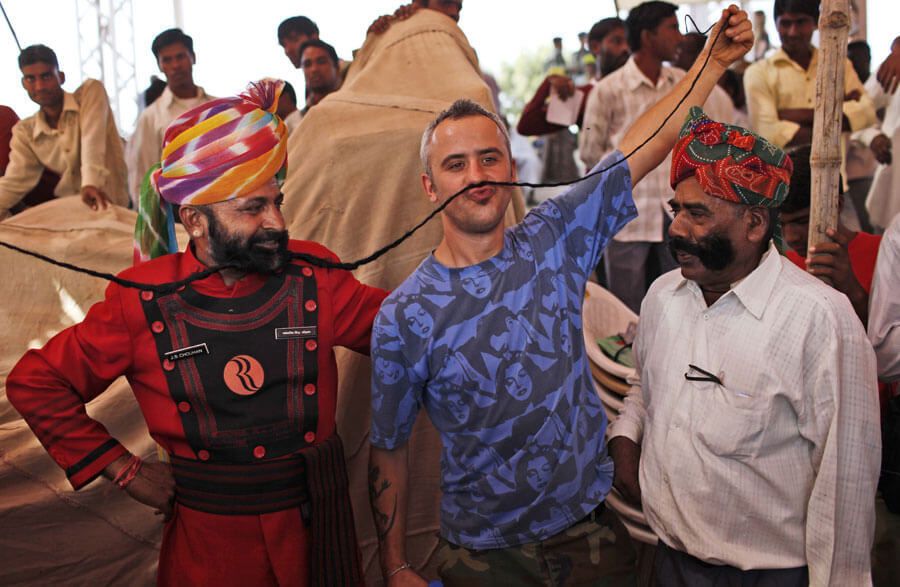 Mustache Competition at Pushkar Camel Fair