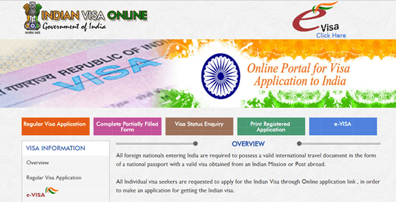 e-Visa Indian Portal