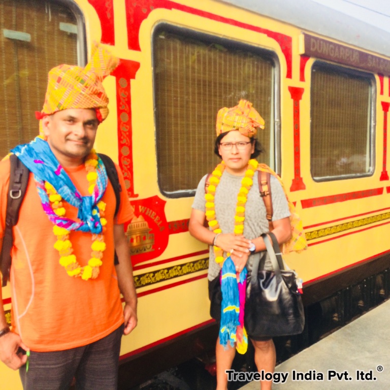 Our Guests of Palace on Wheels Train