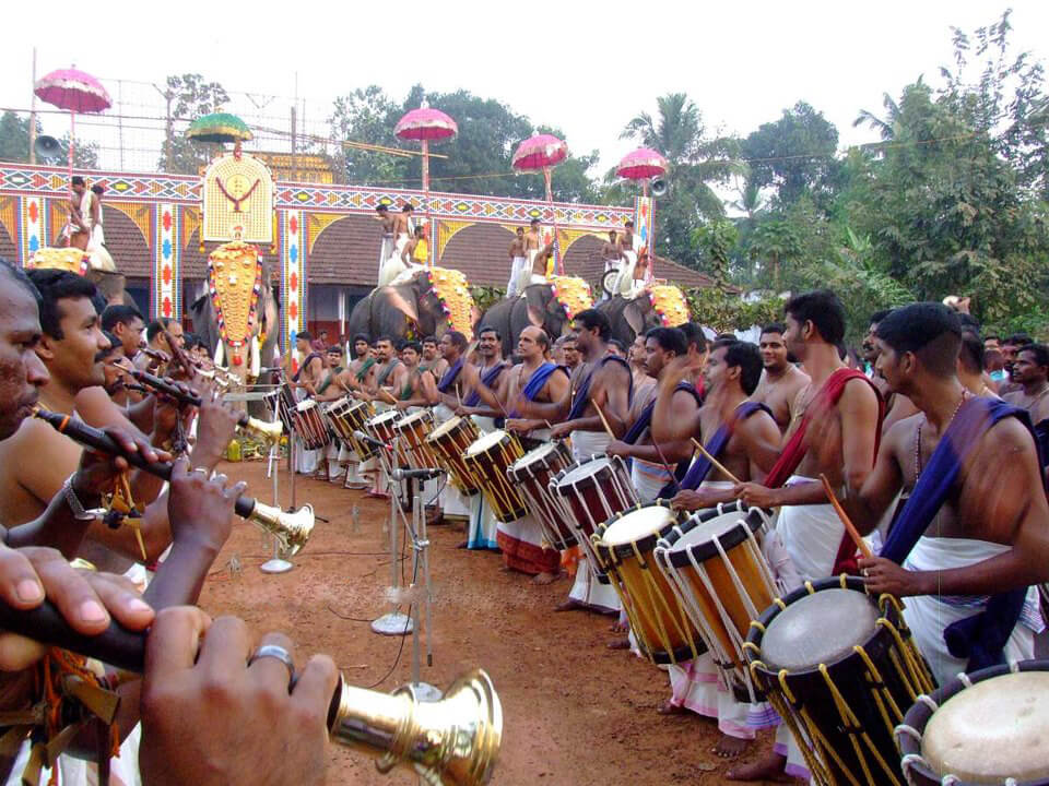Panchvadyam Music at Cochin Carnival
