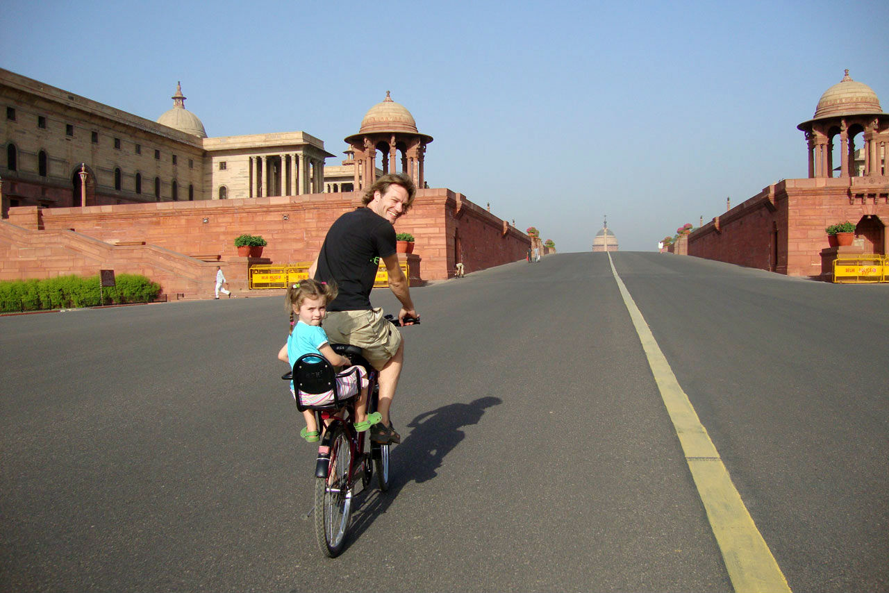 cycle tour India Gate to Rashtrapati Bhawan