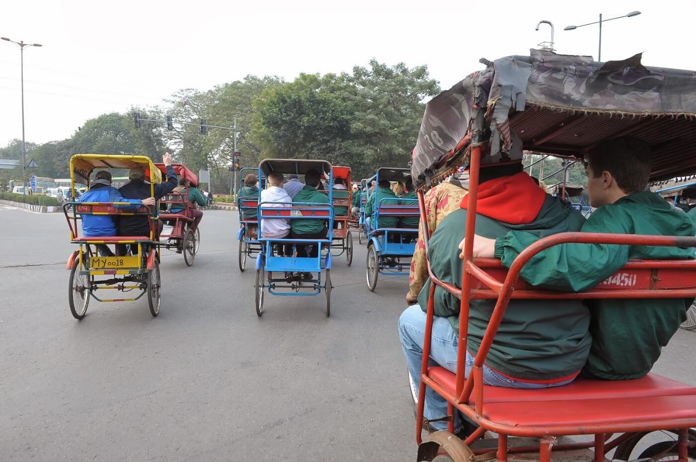 Rikshaw Ride at Delhi