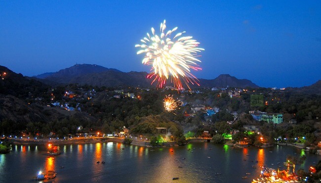 Fireworks at Summer Festival Mount Abu