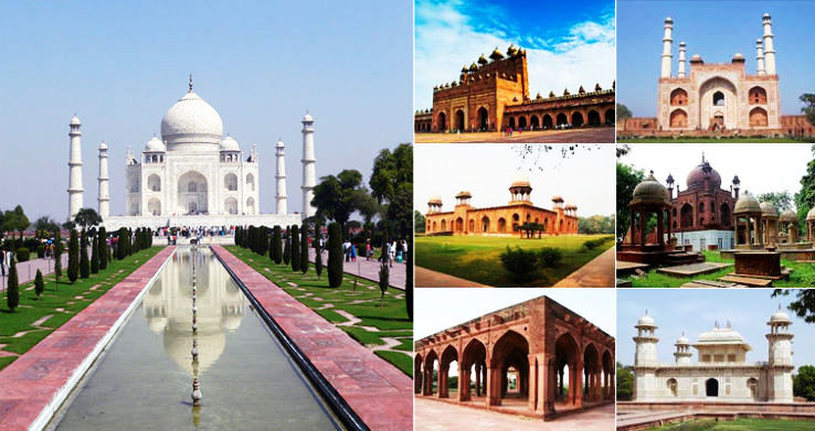 Top 20 Tourist Places in Agra - Sightseeing, Attractions‌
