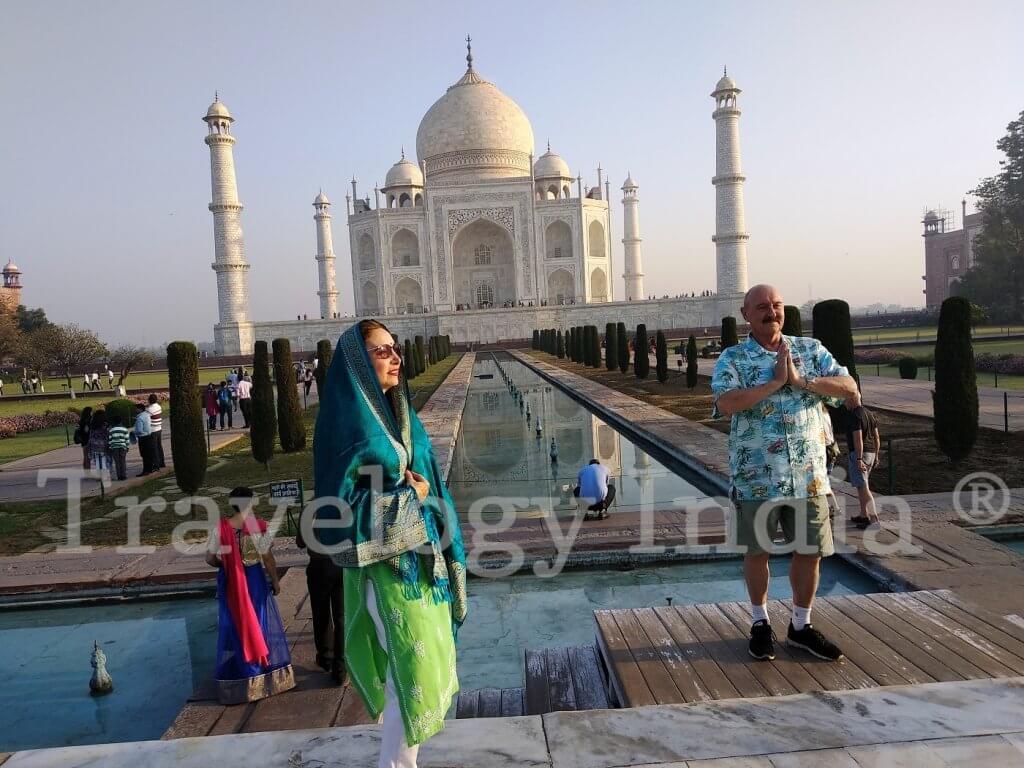 Sunrise Taj Mahal with Travelogy India