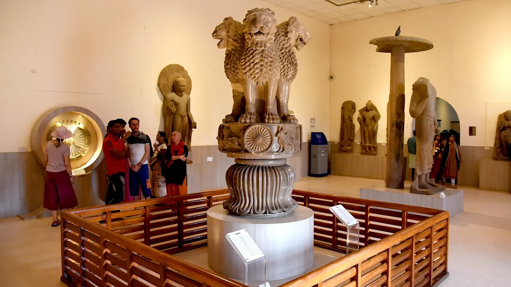 Inside Sarnath Museum Varanasi