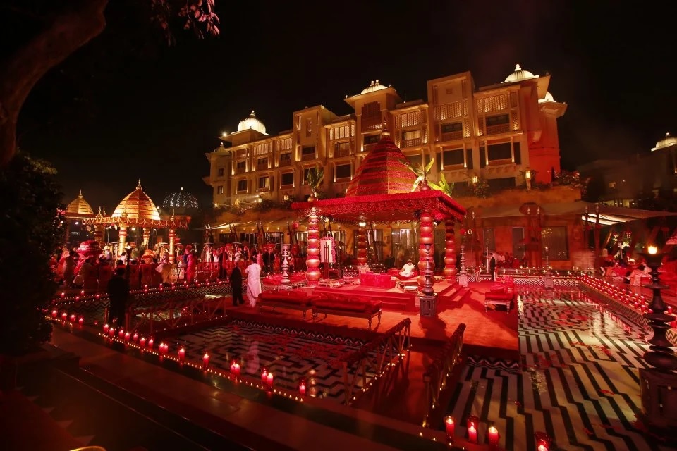 the leela palace udaipur wedding