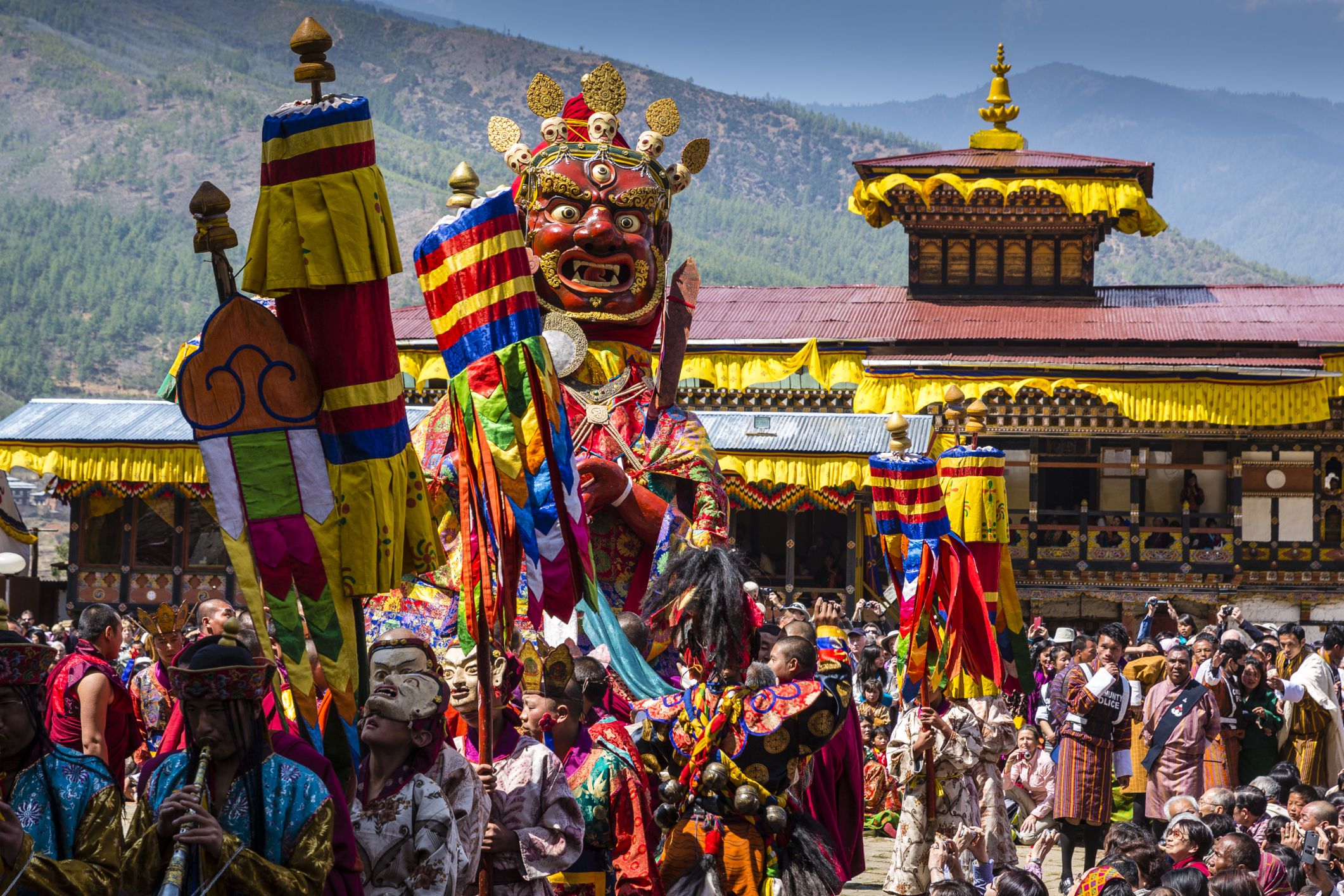 A range of festival bhutan 
