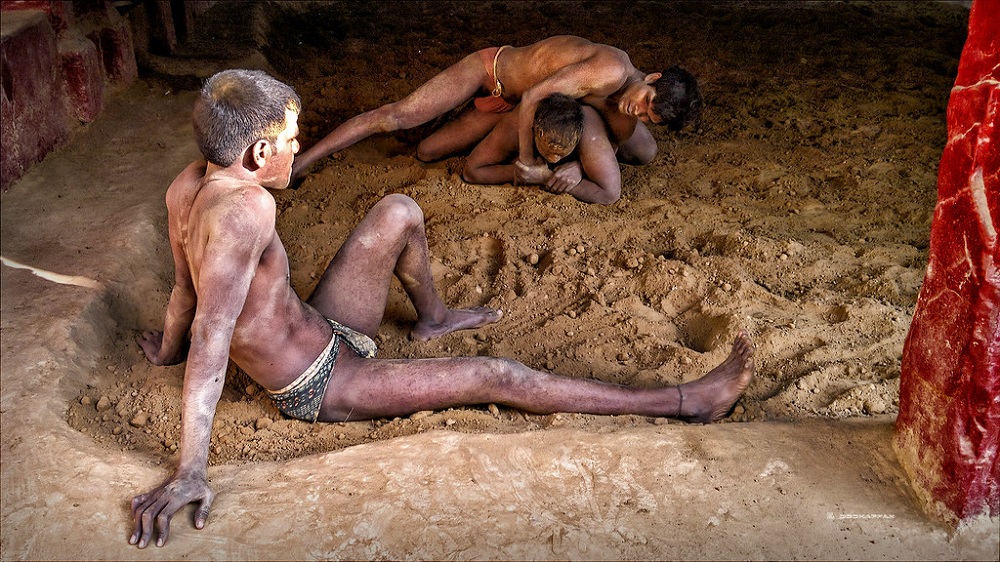 Tulsi Ghat Mud Wrestling Varanasi
